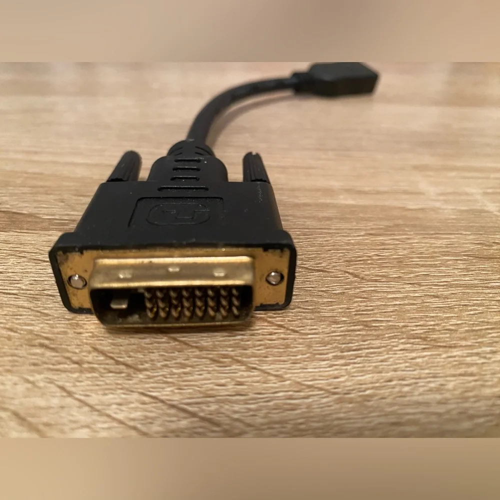 8in HDMI to DVI-D Video Cable Adapter - HDMI Female to DVI Male